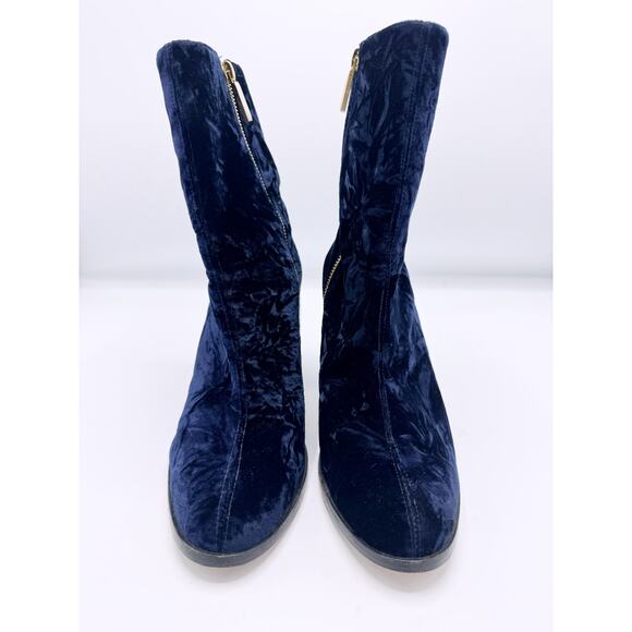 Dear Frances Spirit Boots in Blue Velvet (Size 39) - Picture 5 of 13